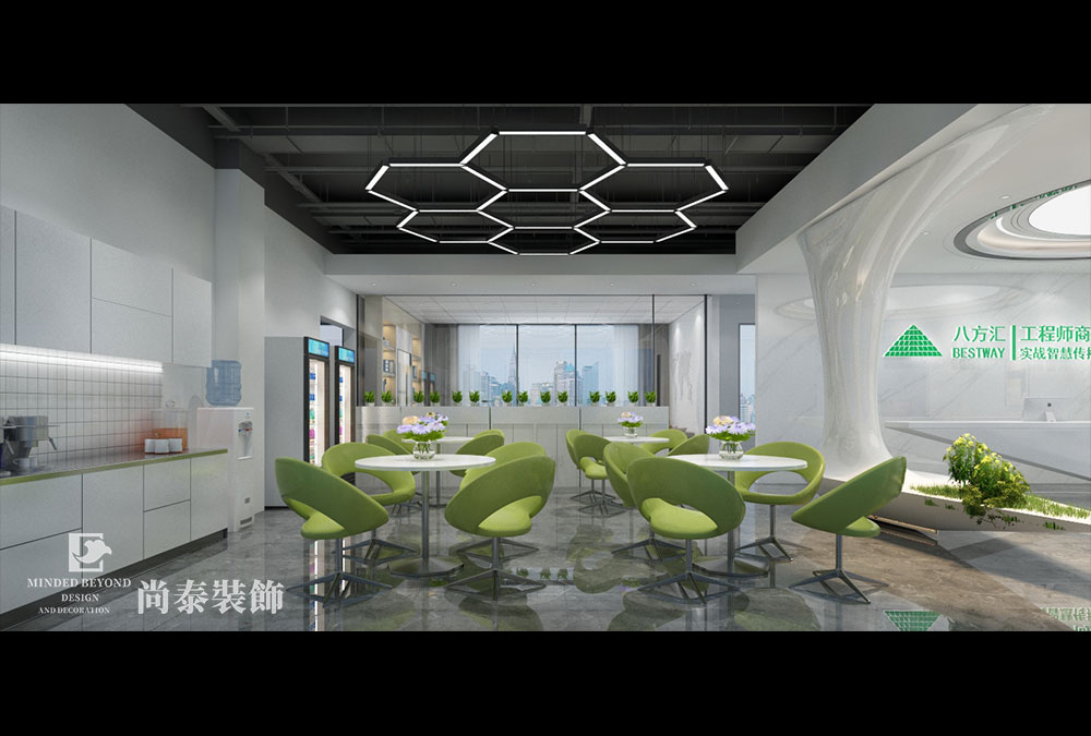 深圳寶安福永華豐智谷編程培訓機構(gòu)辦公室裝修設計 